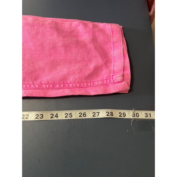 Lilly Pulitzer Linen Pants XS Pink Drawstring Beach Boho Chic Resort - Picture 5 of 11